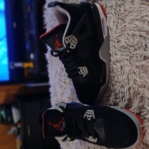 Nike Black and Red Air Jordans